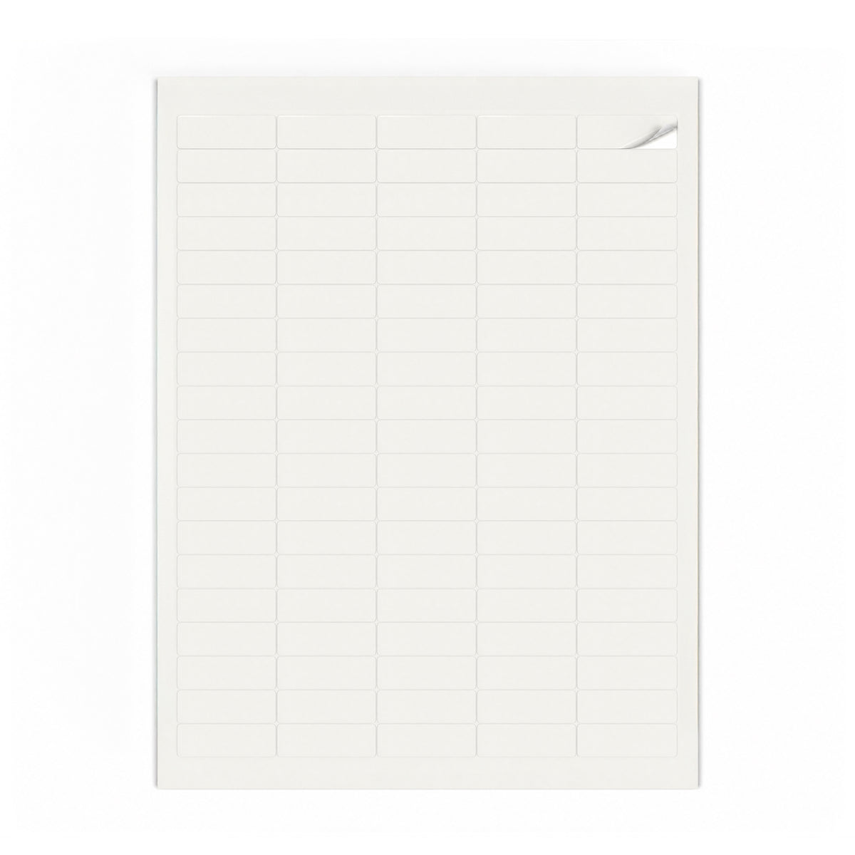 Lots d'étiquettes blanches XS - 100 feuilles