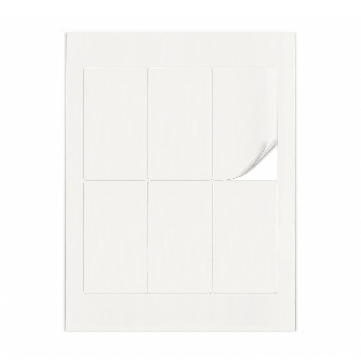 Lots d'étiquettes blanches ML - 100 feuilles