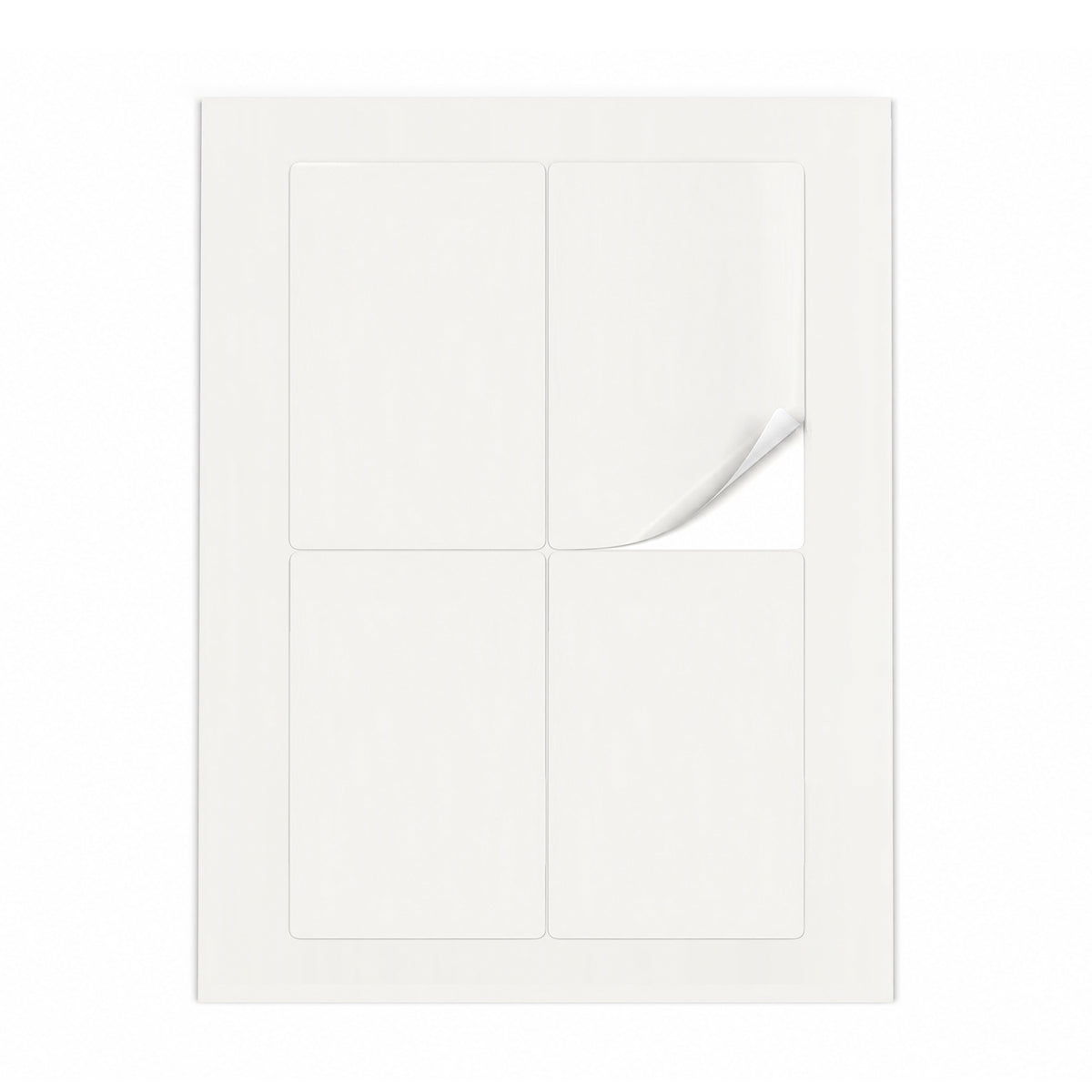 Lots d'étiquettes blanches ML - 100 feuilles