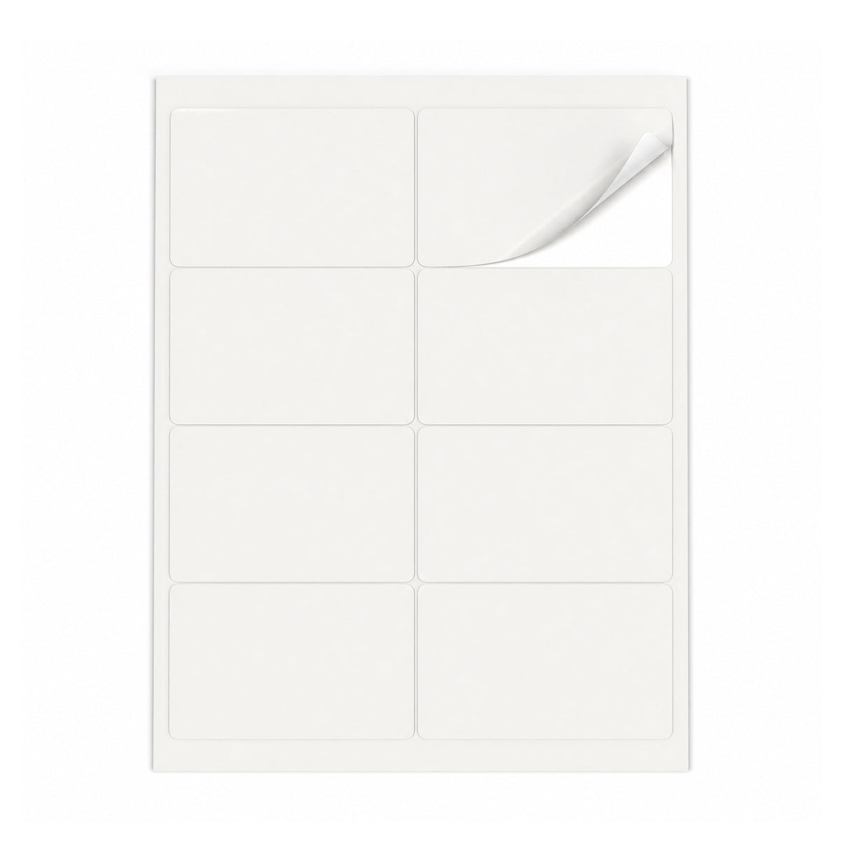 Lots d'étiquettes blanches ML - 100 feuilles