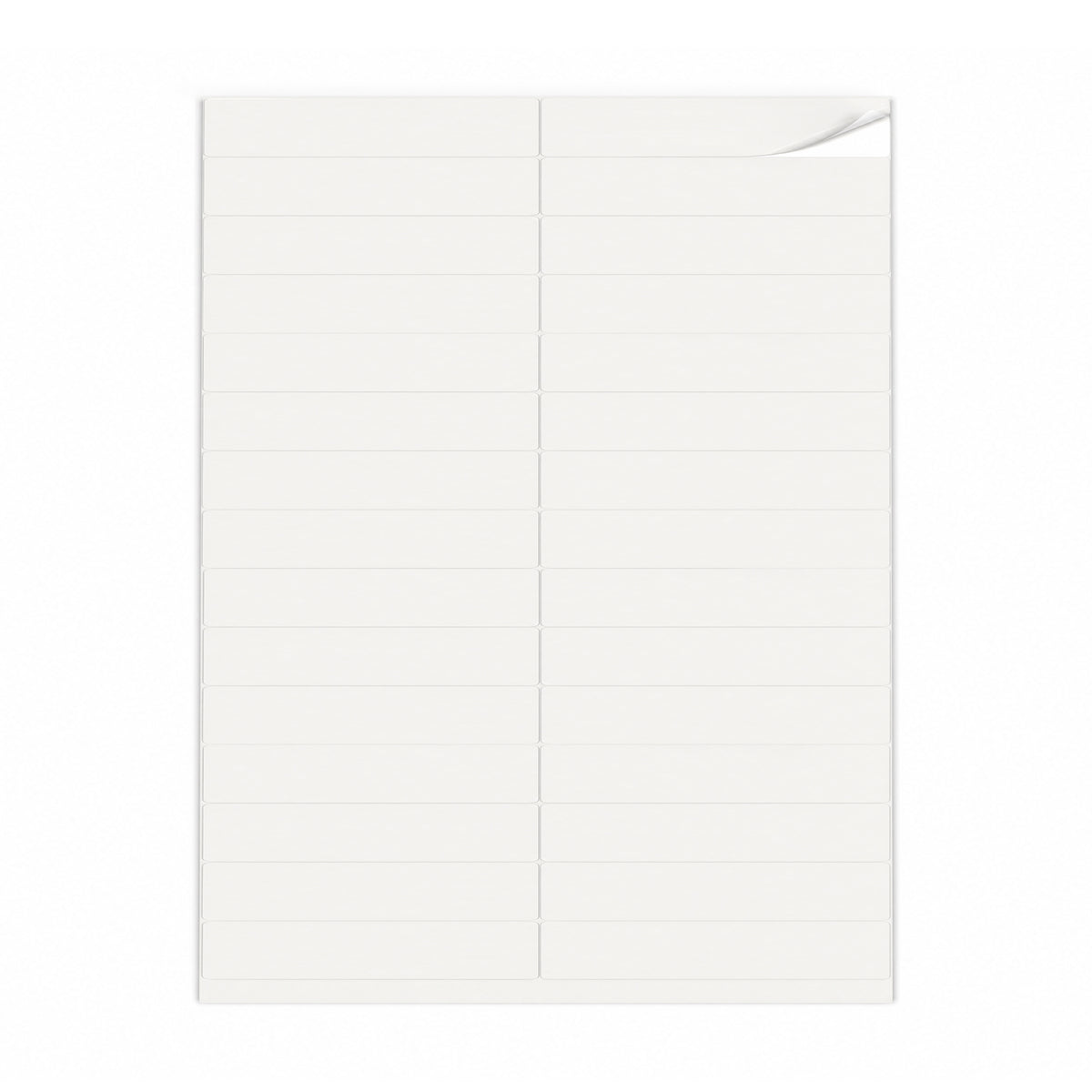 Lots d'étiquettes blanches S - 100 feuilles