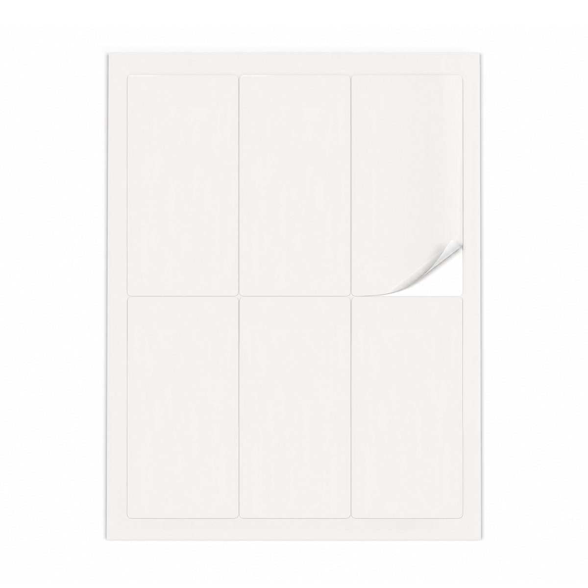 Lots d'étiquettes blanches ML - 100 feuilles