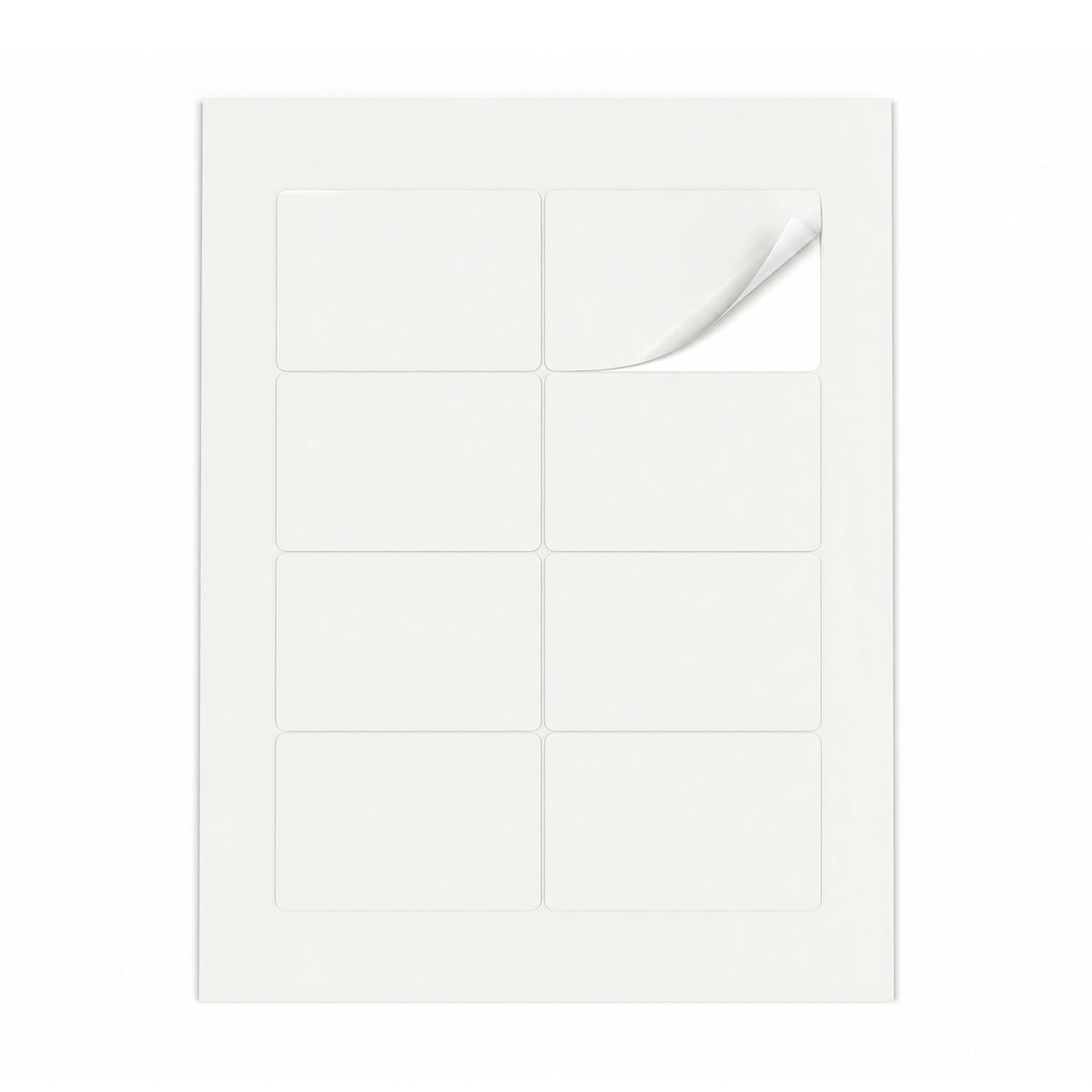 Lots d'étiquettes blanches ML - 100 feuilles