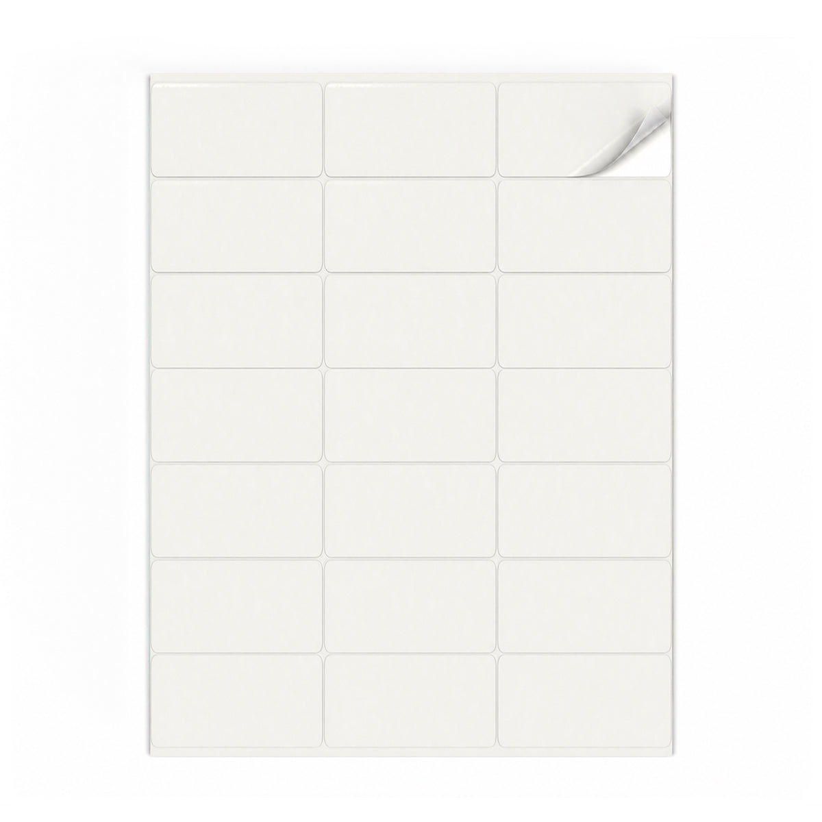 Lots d'étiquettes blanches S - 100 feuilles