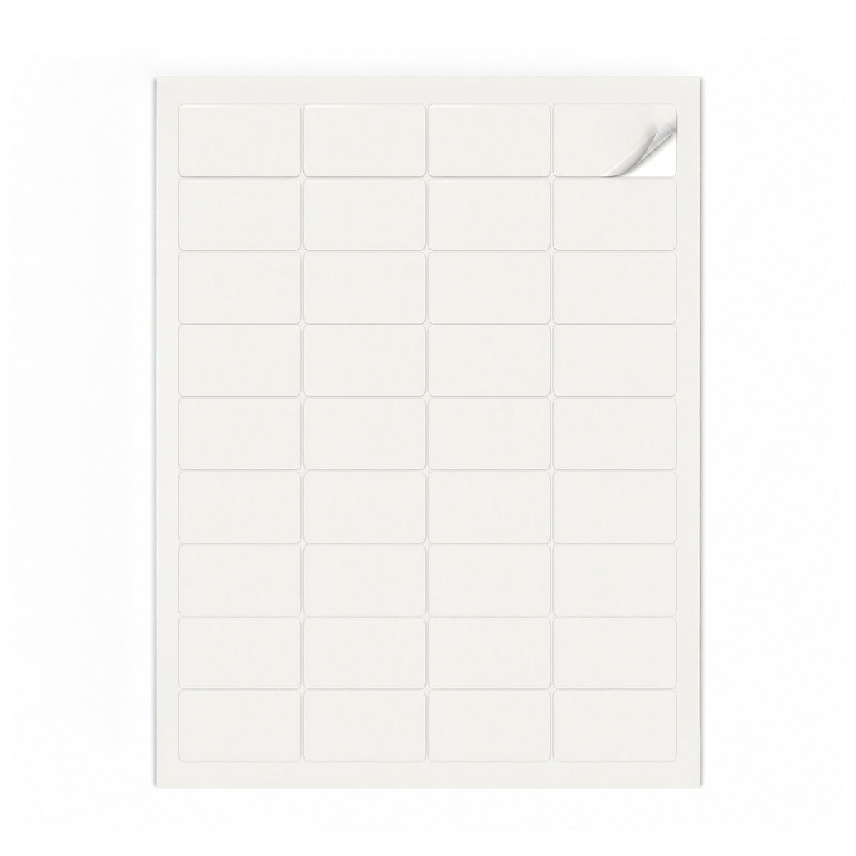 Lots d'étiquettes blanches XS - 100 feuilles