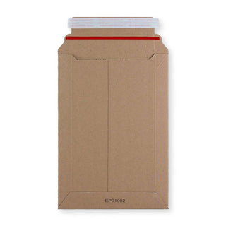 Pochette en carton manille cannelure F 270x185 mm