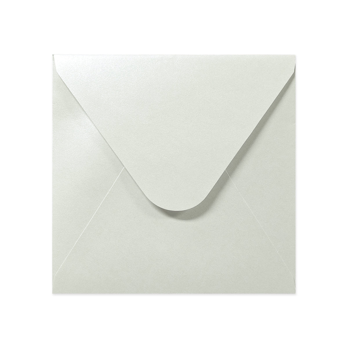 Enveloppe couleur huître - Rabat Pointu 130x130 mm