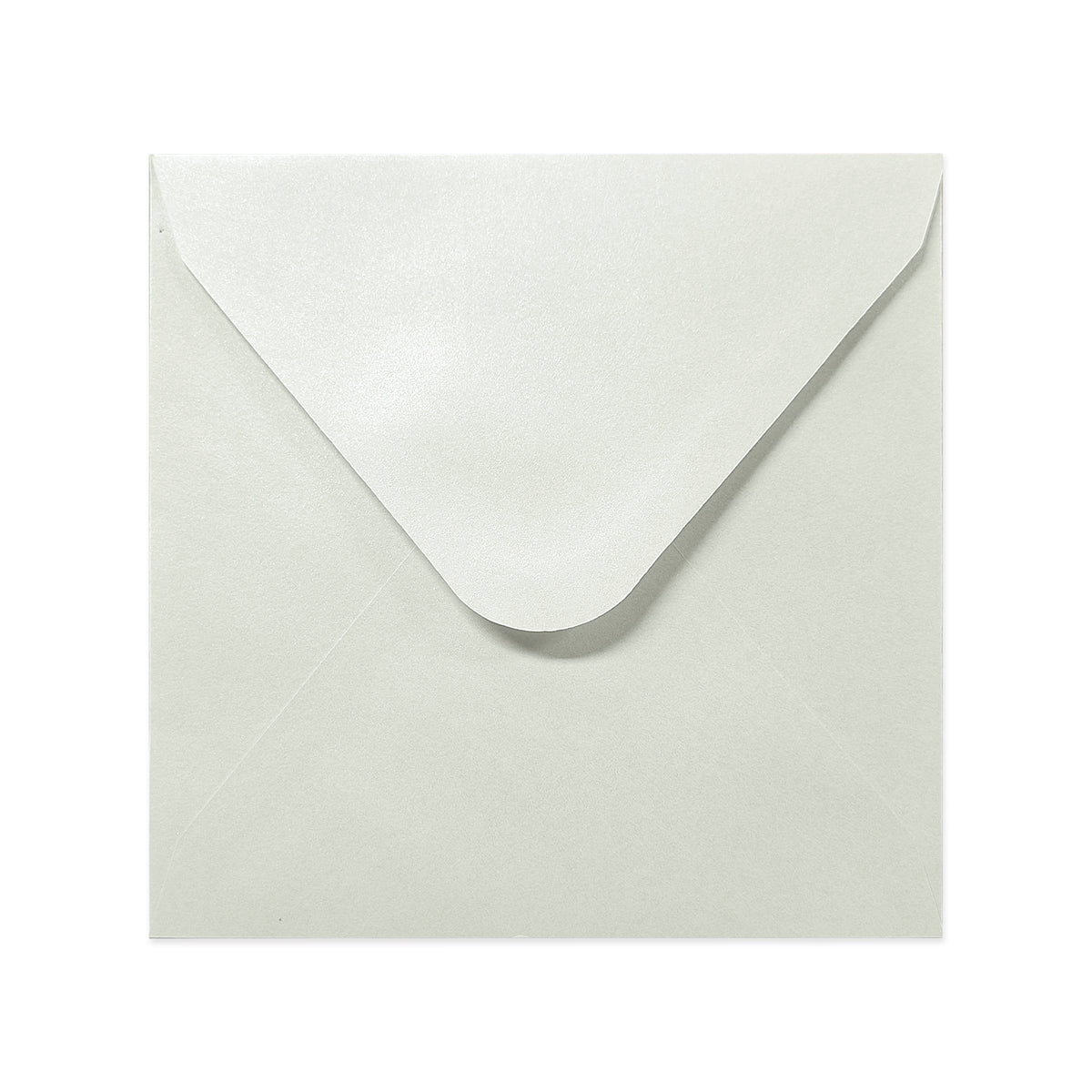 Enveloppe couleur huître - Rabat Pointu 155x155 mm