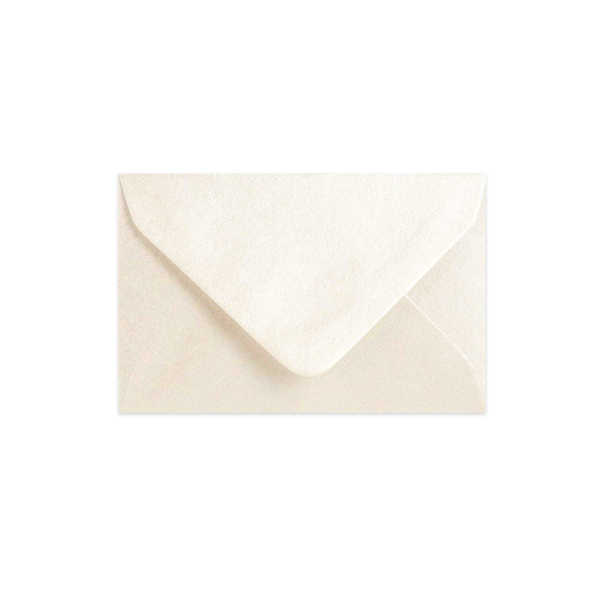 Enveloppe couleur huître - Rabat Pointu 62x94 mm