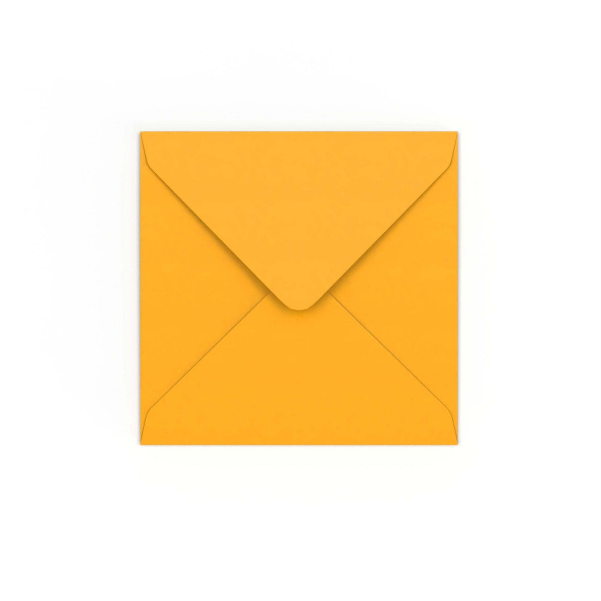 Enveloppe jaune profonde 130x130 mm