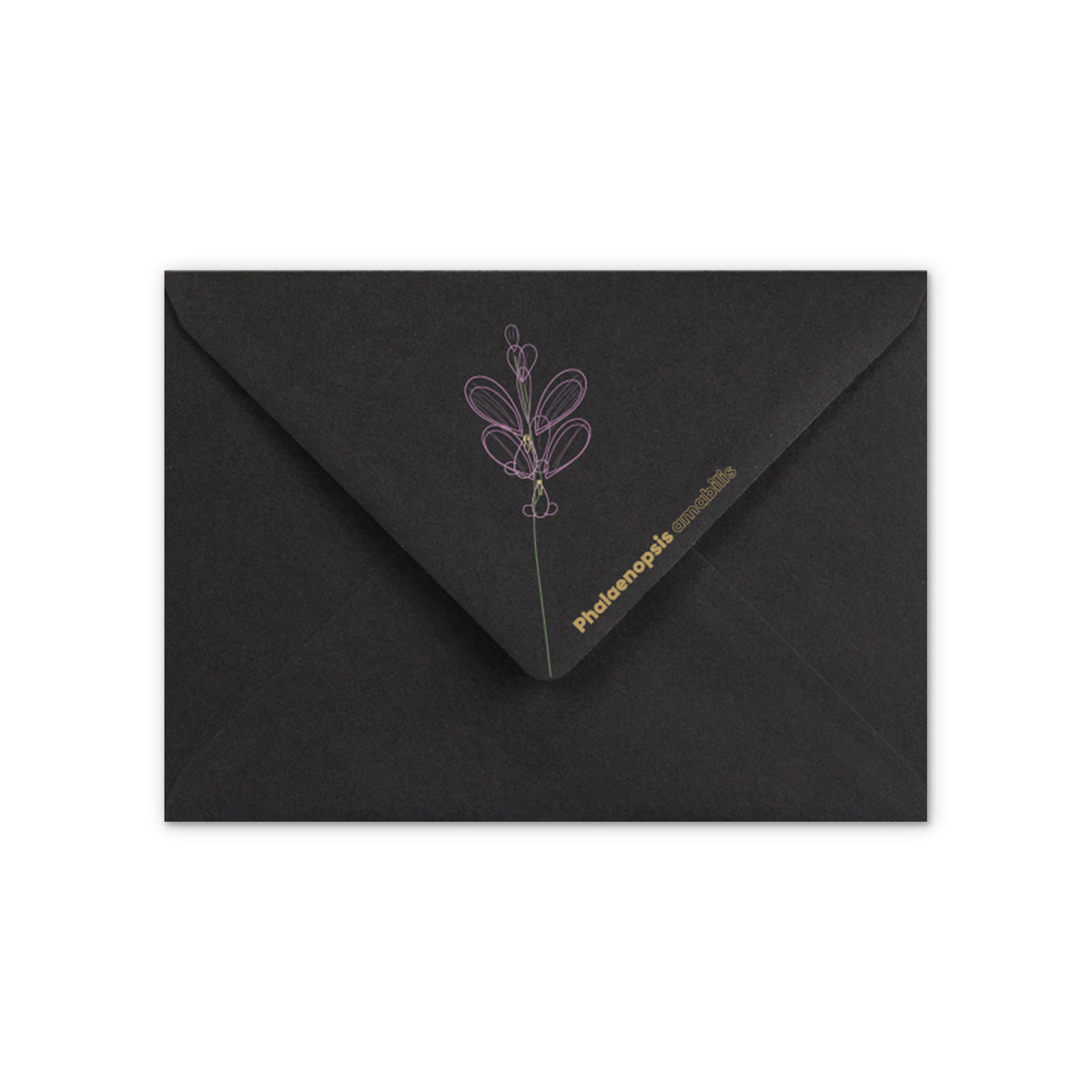 Enveloppe Motif Orchidée