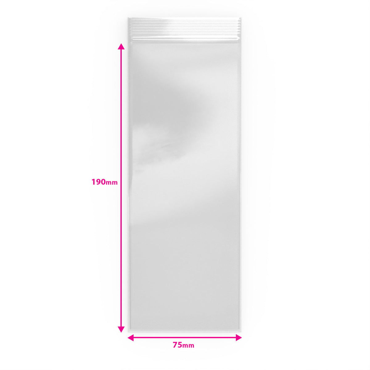 Sachets transparents Zip