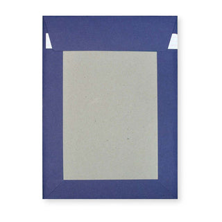 Enveloppe Bleu Marine avec Dos en Carton Rigide 229x162 mm (C5)
