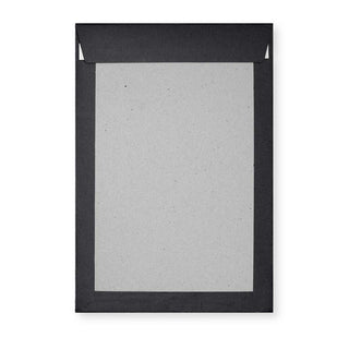 Enveloppe Noire avec Dos en Carton Rigide 324x229 mm (C4)