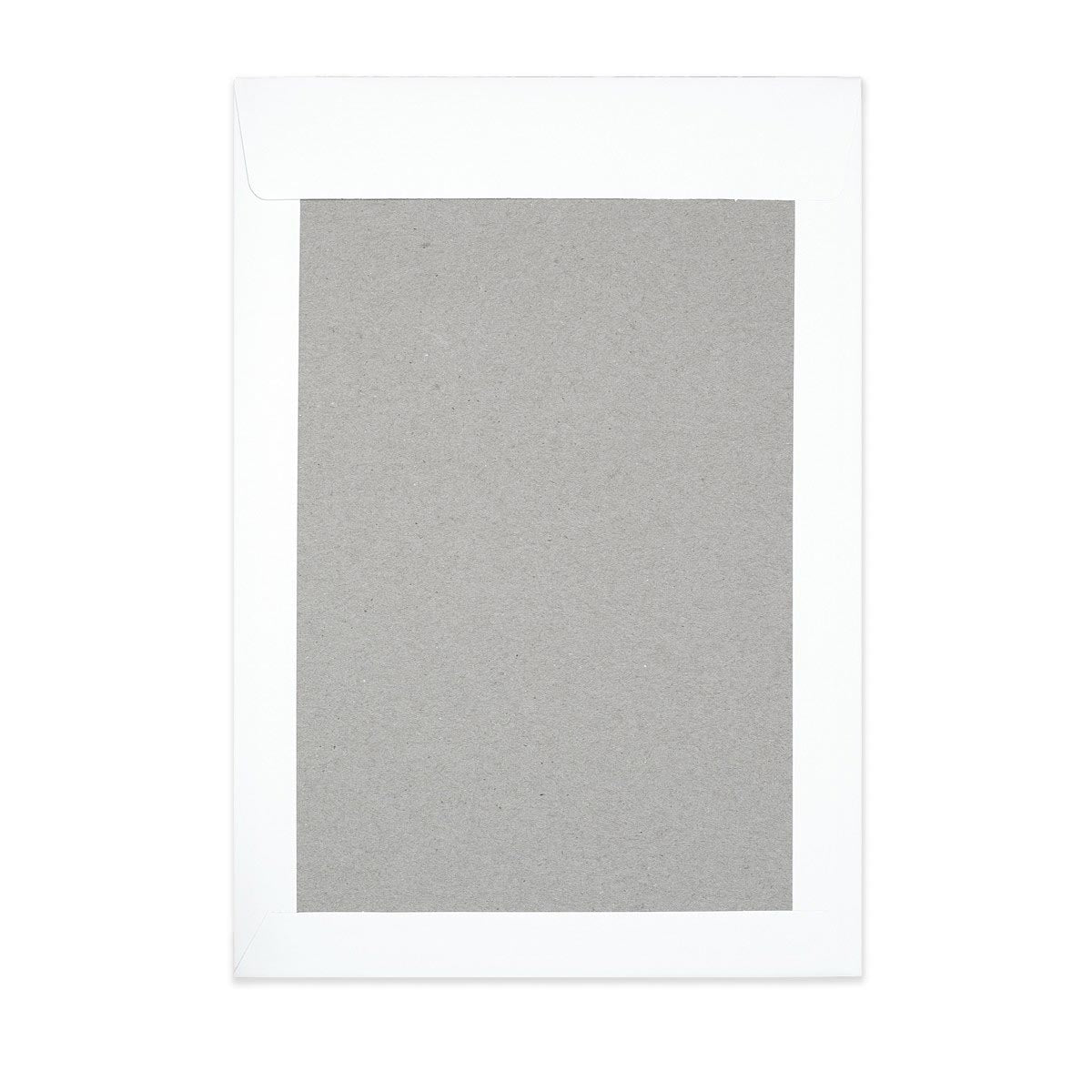 Enveloppe Blanche à Dos Cartonné et Fenêtre 324x229 mm (C4)