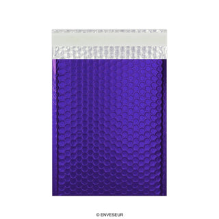 Sachets à bulles métallisés mat colorés