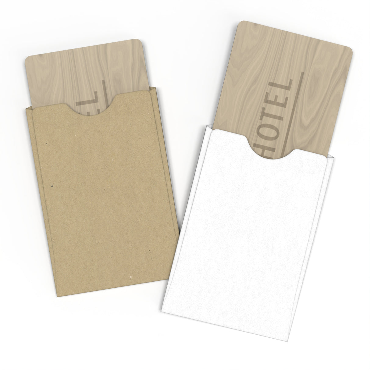 Enveloppes pour cartes d'hôtel