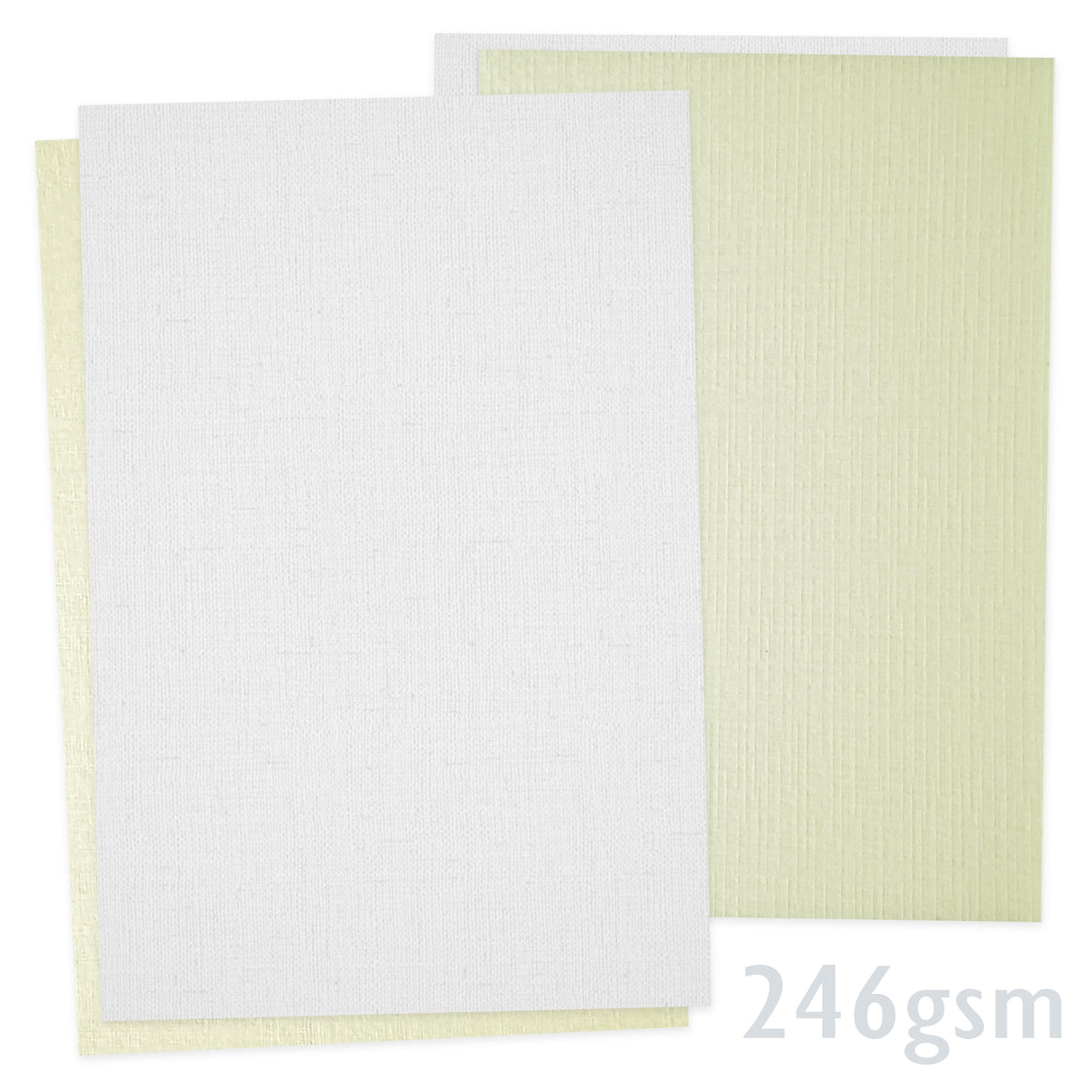 Papier texturé lin 246g/m²
