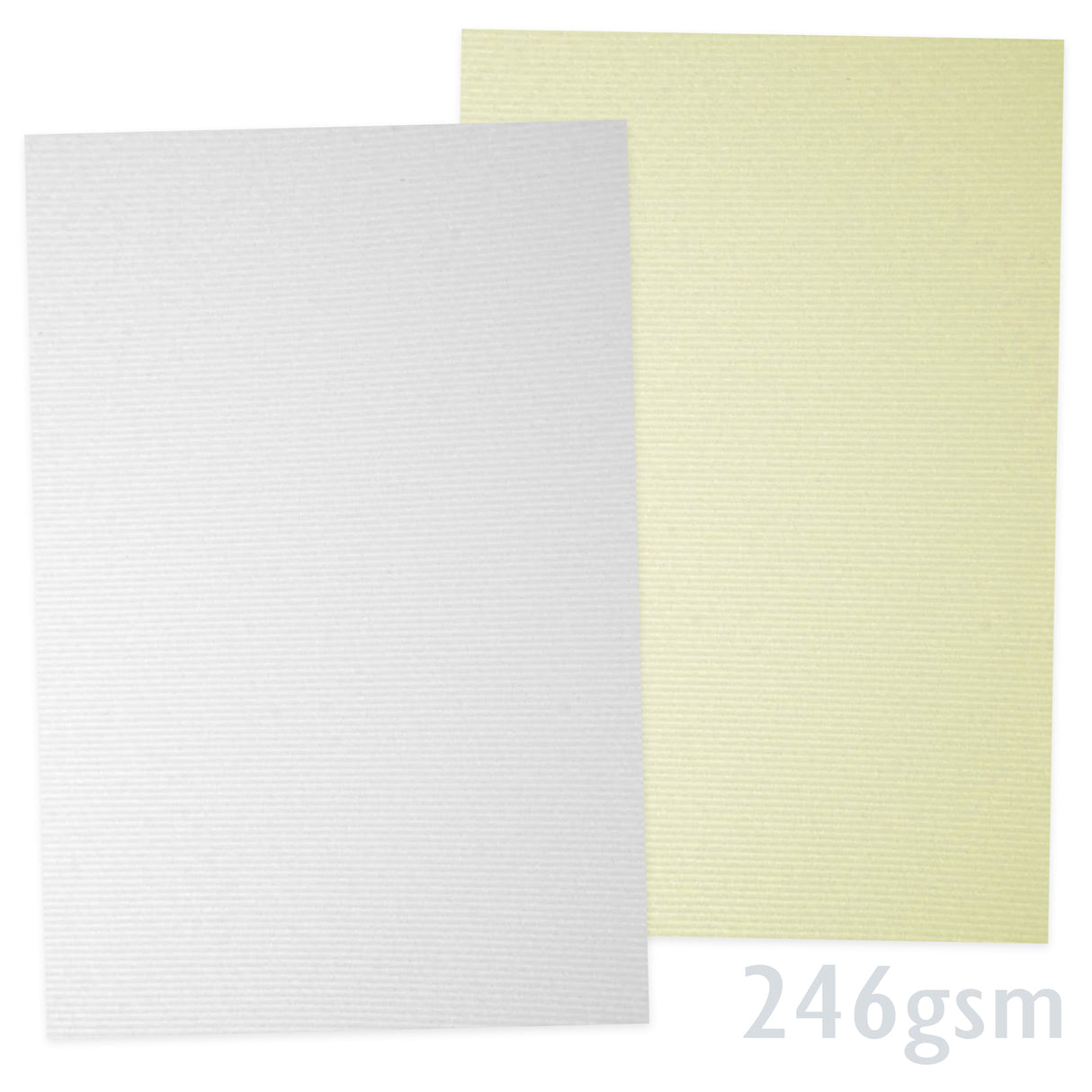 Papier texturé lin 246g/m²
