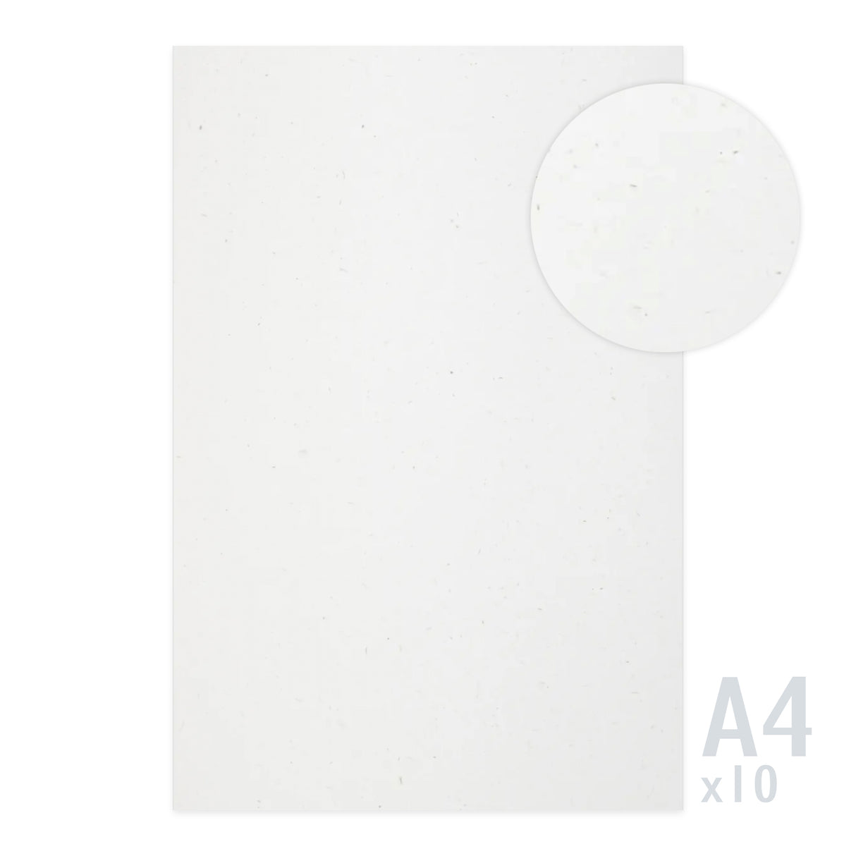 Papier blanc 130g/m² - 10 feuilles A4