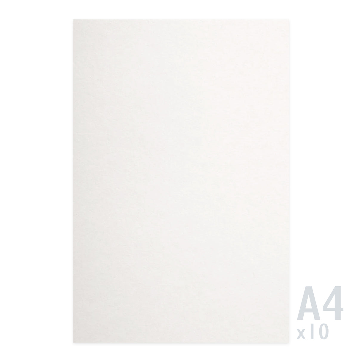 Papier blanc texturé lin 120g/m² - 10 feuilles A4