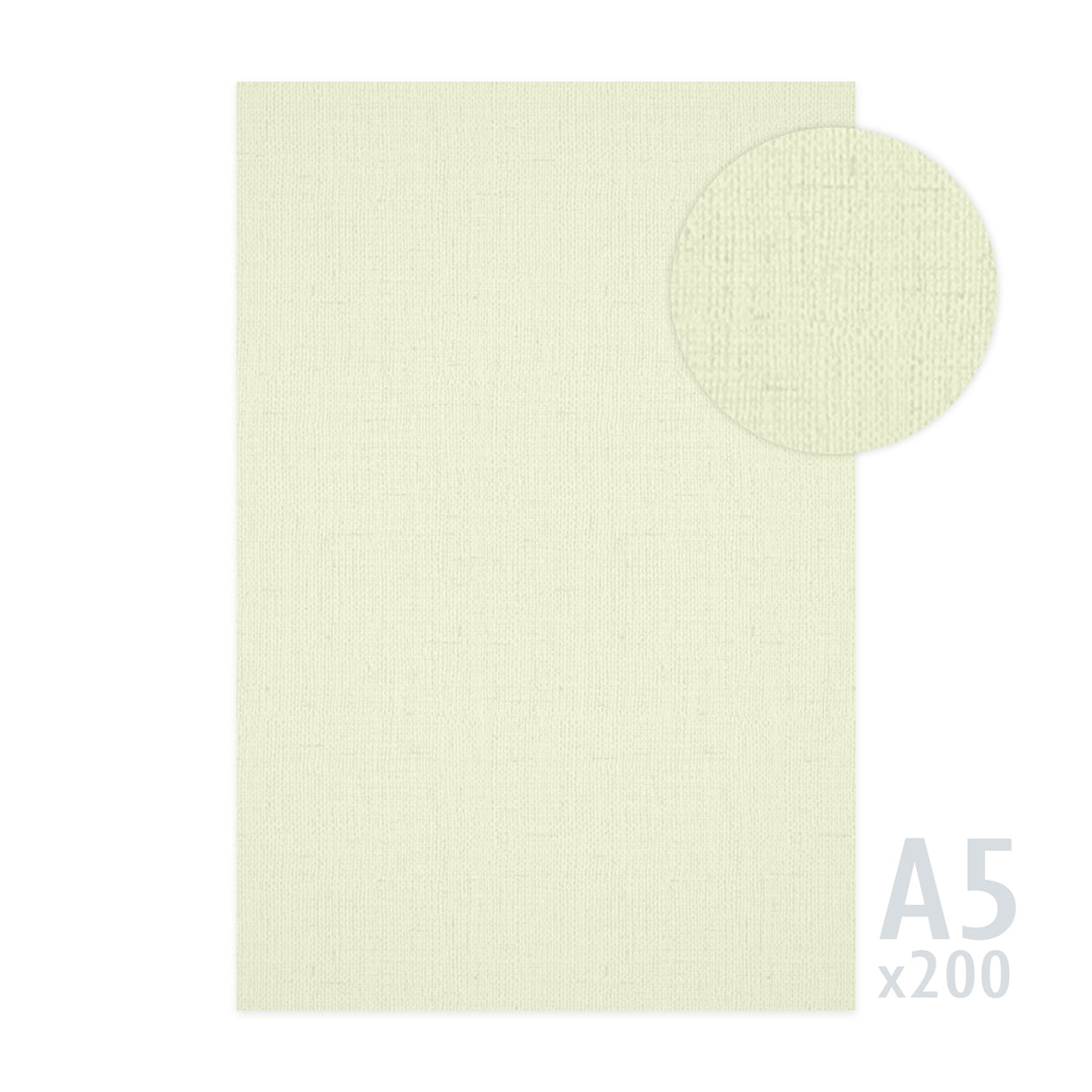 Papier texturé lin 185g/m²