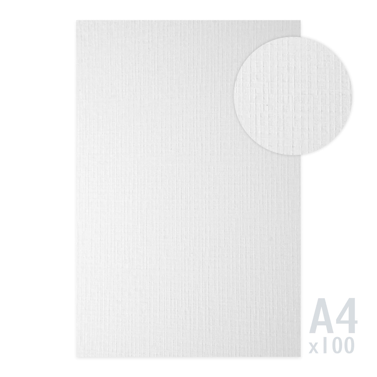 Papier blanc vergé 185g/m²