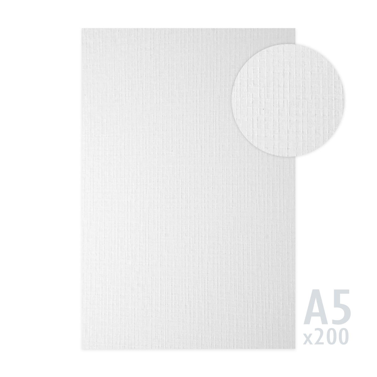 Papier blanc vergé 185g/m²