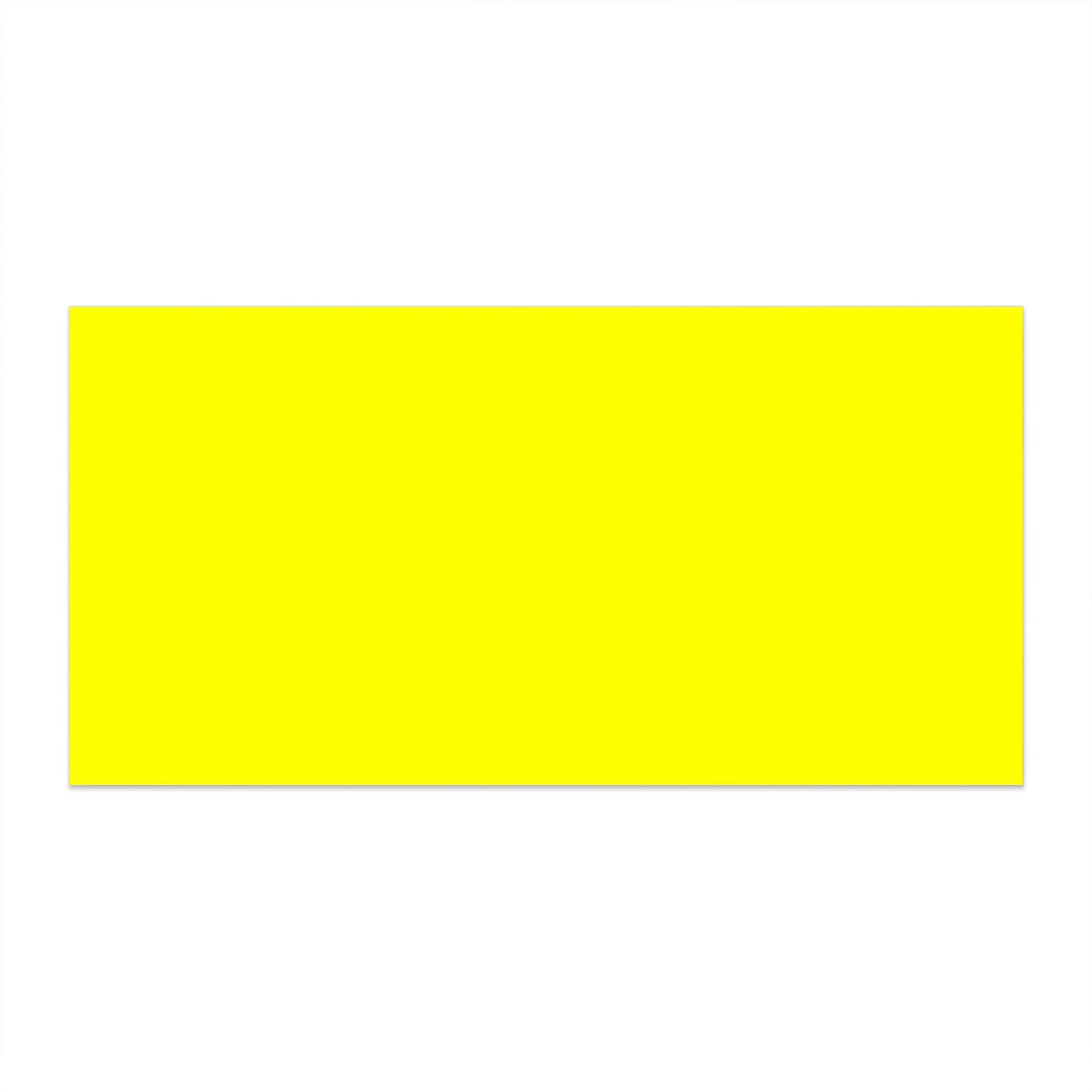 Enveloppe jaune néon avec fenêtre 110x220 mm (DL)