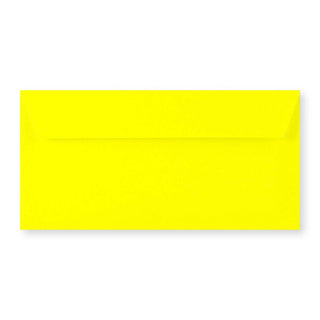Enveloppe jaune néon 110x220 mm (DL)
