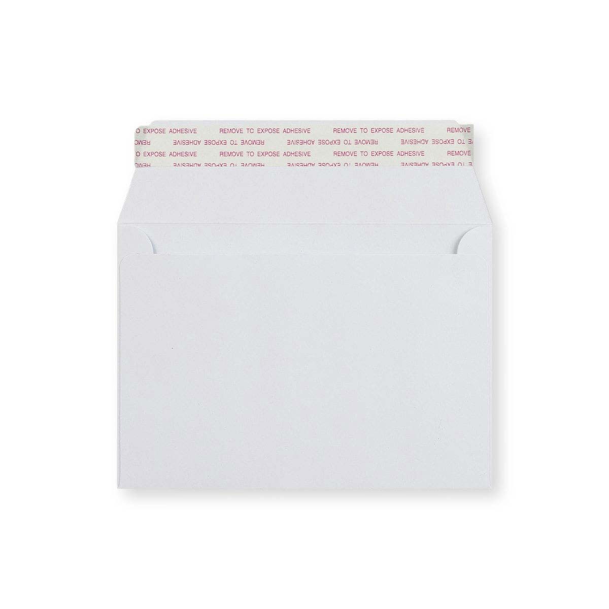 Enveloppe blanche cartonnée 114x162 mm (C6)