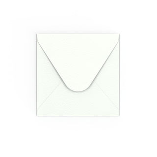 Enveloppe blanche avec effet martelé 110x100 mm