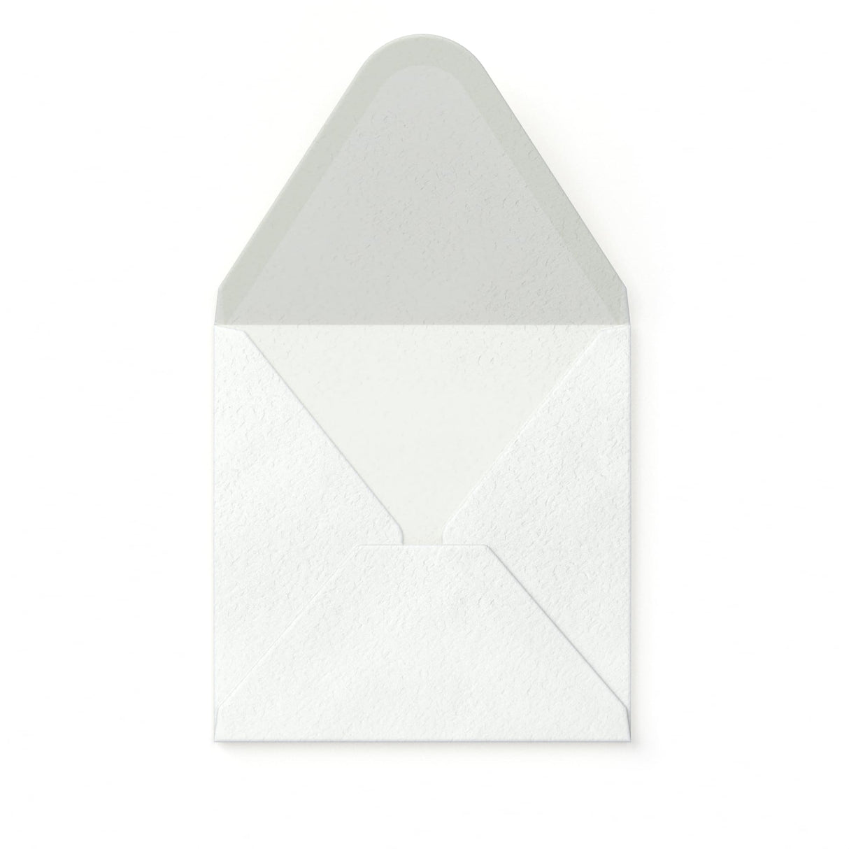 Enveloppe blanche avec effet martelé 110x110 mm