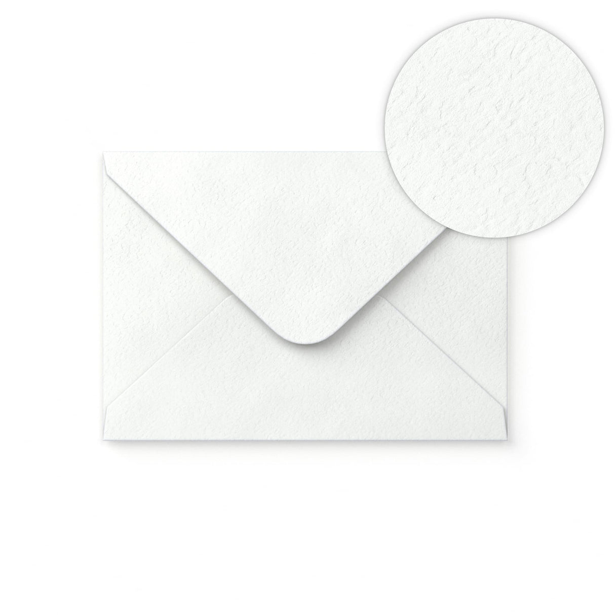 Enveloppe blanche avec effet martelé 125x175 mm