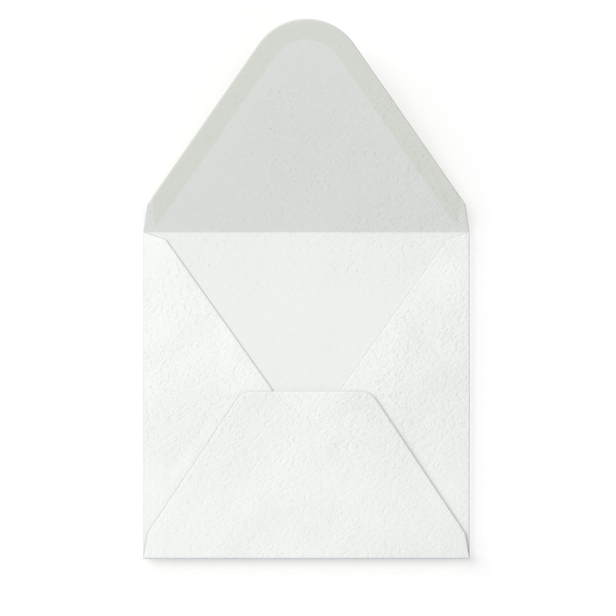 Enveloppe blanche avec effet martelé 130x130 mm