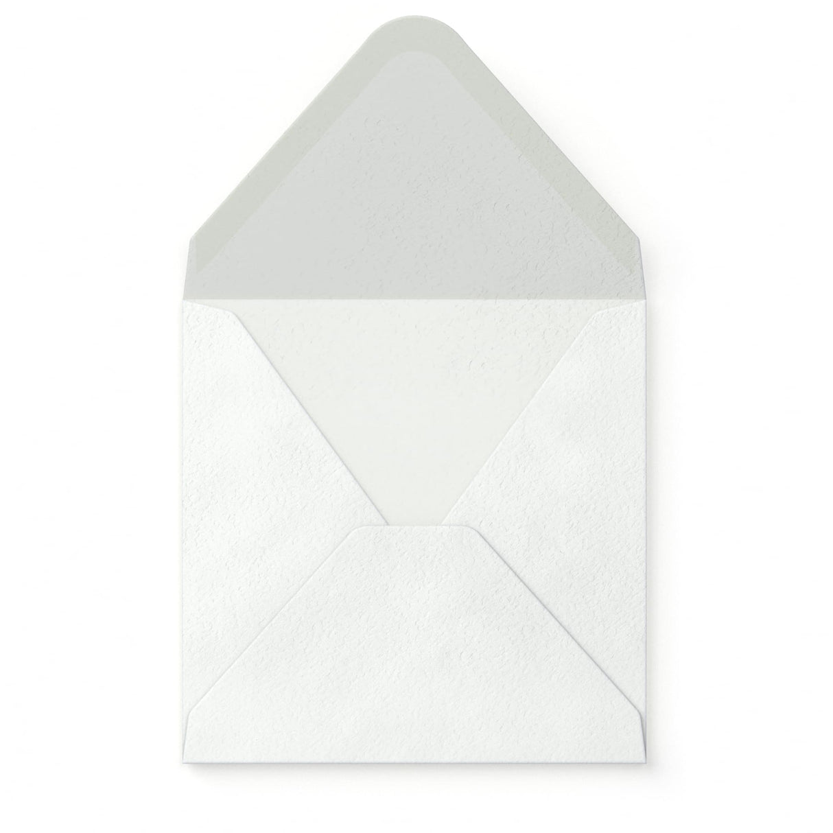 Enveloppe blanche avec effet martelé 155x155 mm