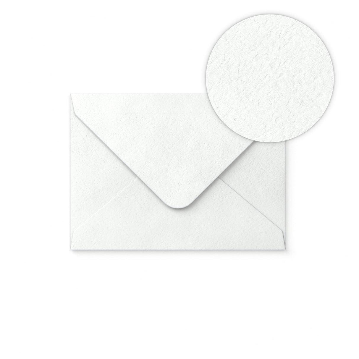 Enveloppe blanche avec effet martelé 82x113 mm (C7)