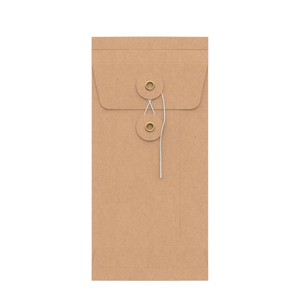 Enveloppes à soufflet à rondelle et ficelle - Fermeture Japonaise