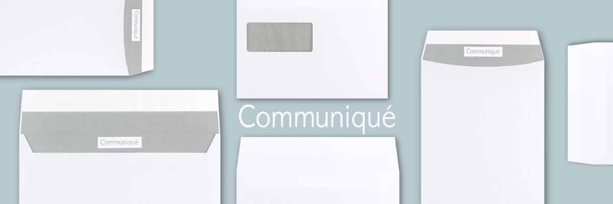 Enveloppes Communiqué