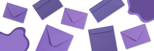 Enveloppes violettes