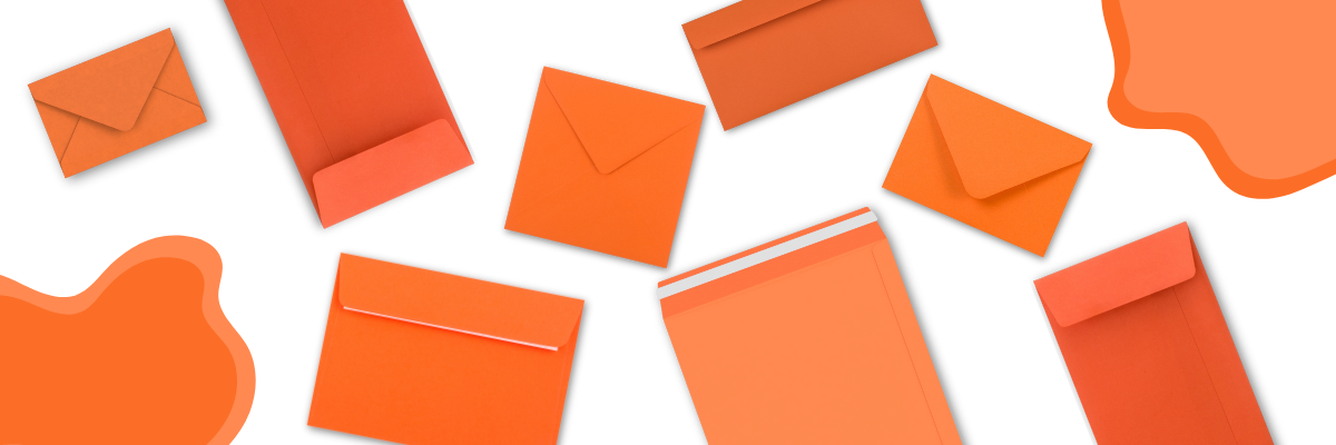 Enveloppes orange
