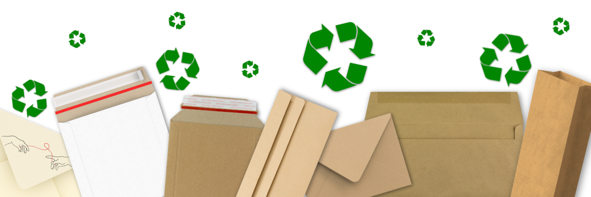 Enveloppes recyclées