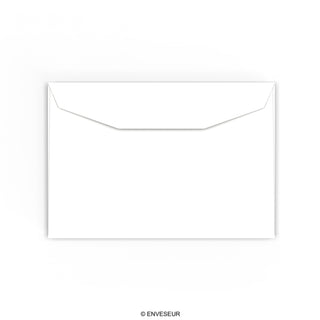 Enveloppe blanche 114x162 mm (C6)
