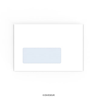 Enveloppe blanche à fenêtre 114x162 mm (C6)