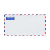 Enveloppe blanche Airmail- envoi par avion 110x220 mm (DL)