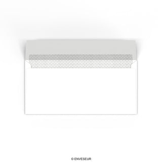 Enveloppe blanche 110x220 mm (DL)