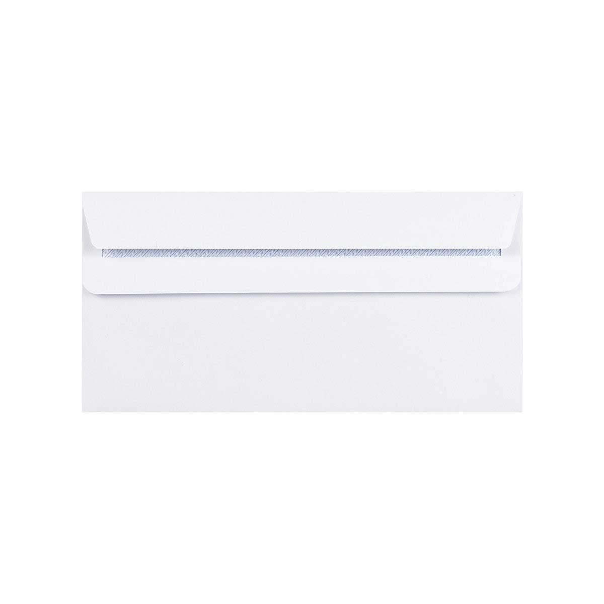 Enveloppe blanche 110x220 mm (DL)