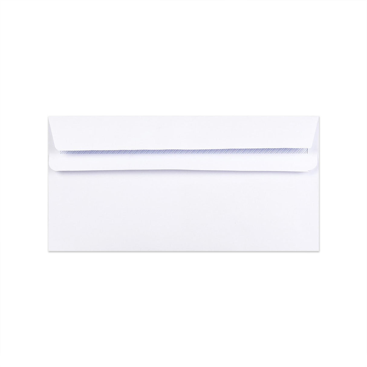 Enveloppe blanche avec impression intérieure – fenêtre 110x220 mm (DL) 110gr/m²