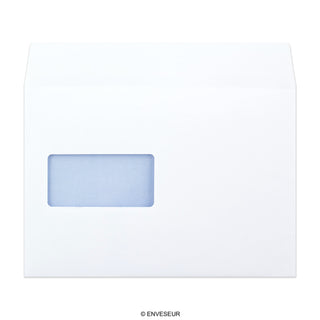 Enveloppe blanche 162x229 mm (C5)