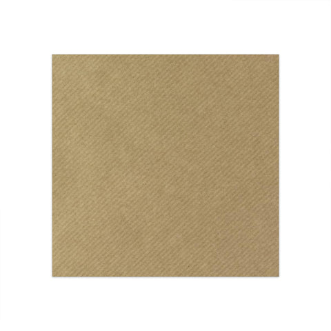 Enveloppe kraft striée 130x130 mm